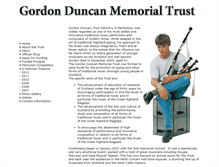 Tablet Screenshot of gordonduncan.co.uk